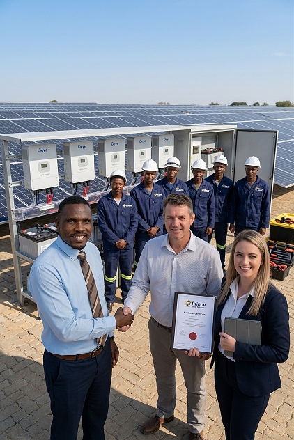 Prince Solar Solutions team proof